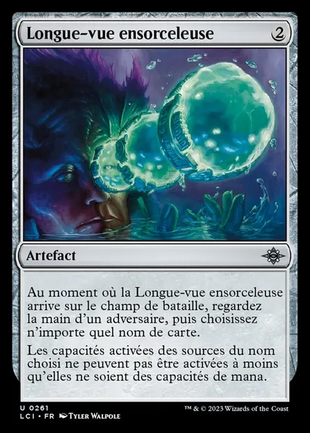 Longue-vue ensorceleuse, carte Magic LCI 261 — extension The Lost Caverns of Ixalan