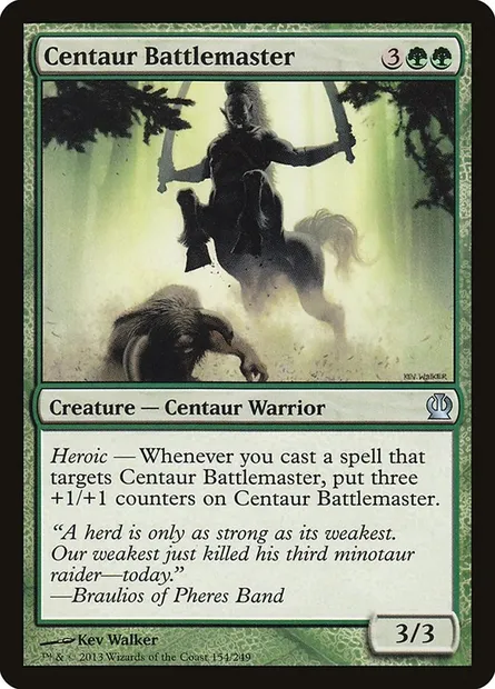 Centaur Battlemaster, Magic card THS 154 — Theros set