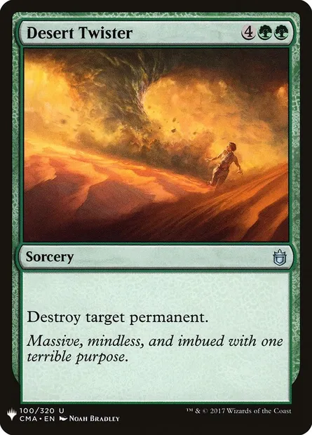 Tornade du désert, carte Magic PLST CMA-100 — extension The List