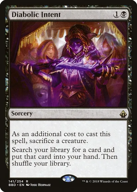 Diabolic Intent, Magic card BBD 141 — Battlebond set