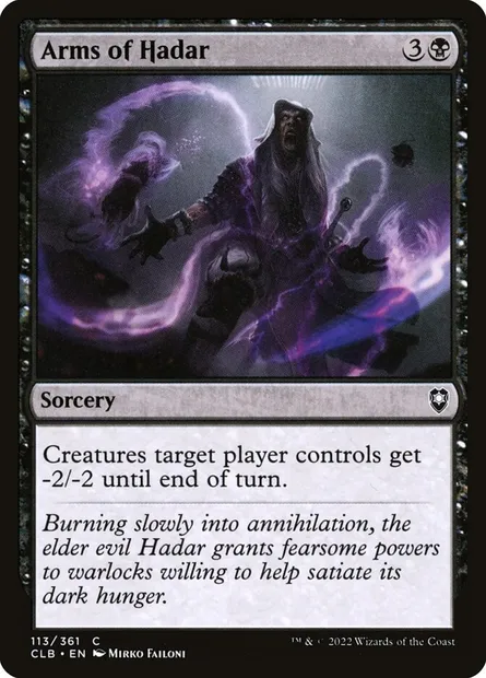 Arms of Hadar, Magic card CLB 113 — Commander Legends: Battle for Baldur's Gate set