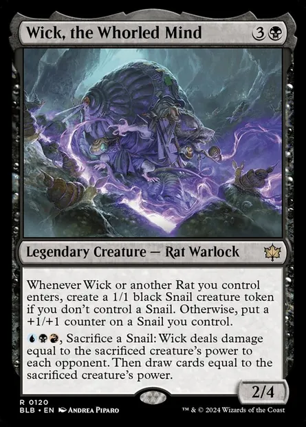 Wick, the Whorled Mind, Magic card BLB 120 — Bloomburrow set