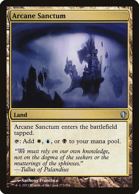 Arcane Sanctum, Magic card C13 273 — Commander 2013 set