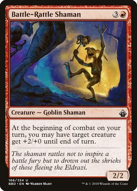 Battle-Rattle Shaman, Magic card BBD 166 — Battlebond set