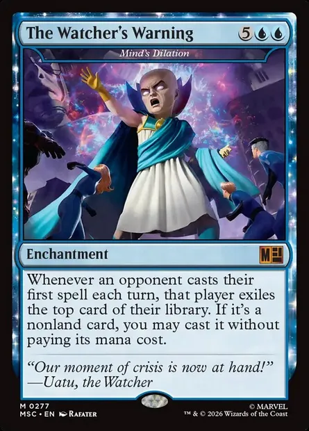 Mind's Dilation, Magic card MSC 277 — Marvel Super Heroes Commander set
