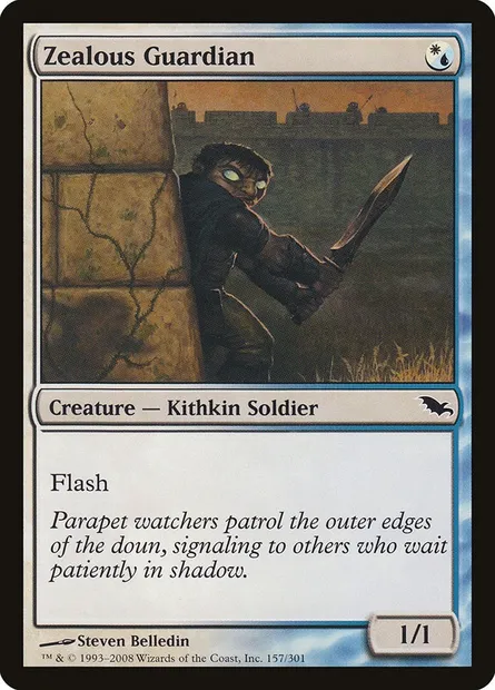 Zealous Guardian, Magic card SHM 157 — Shadowmoor set