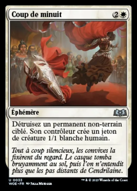 Coup de minuit, carte Magic WOE 33 — extension Wilds of Eldraine