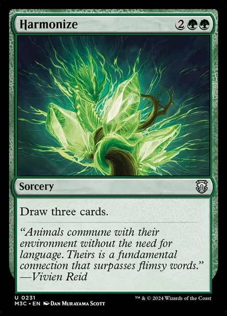Harmonize, Magic card M3C 231 — Modern Horizons 3 Commander set