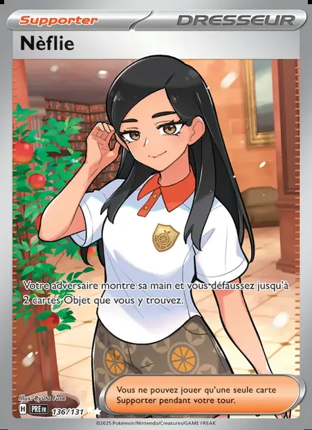 Nèflie, carte Pokémon PRE 136 — extension Évolutions Prismatiques