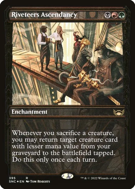 Ascendance des Riveteurs, carte Magic SNC 395 — extension Les rues de la Nouvelle-Capenna