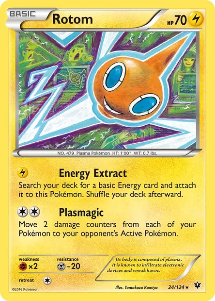 Rotom, Pokémon card FCO 24 — Fates Collide set