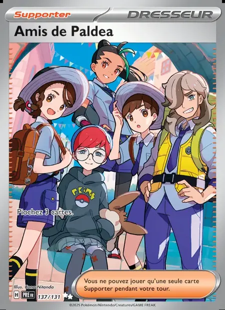 Amis de Paldea, carte Pokémon PRE 137 — extension Évolutions Prismatiques