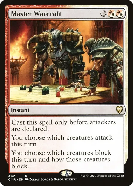 Master Warcraft, Magic card CMR 447 — Commander Legends set