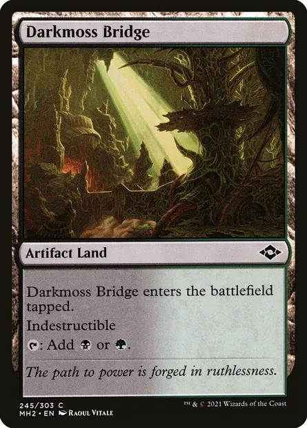 Darkmoss Bridge, Magic card MH2 245 — Modern Horizons 2 set