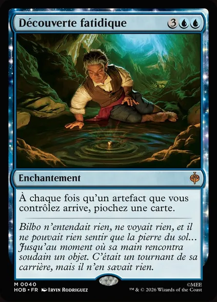 Découverte fatidique, carte Magic HOB 40 — extension The Hobbit