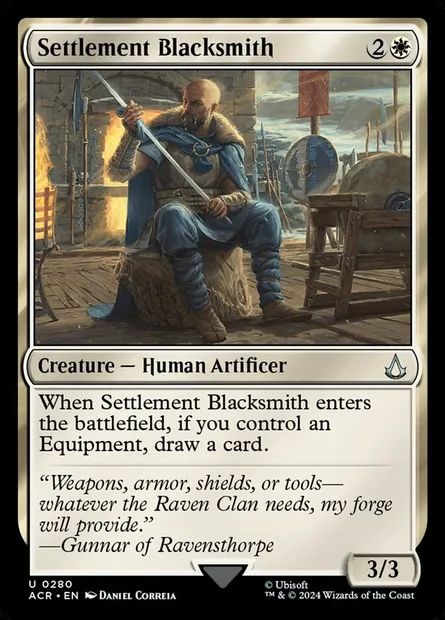 Settlement Blacksmith, Magic card ACR 280 — Assassin's Creed set