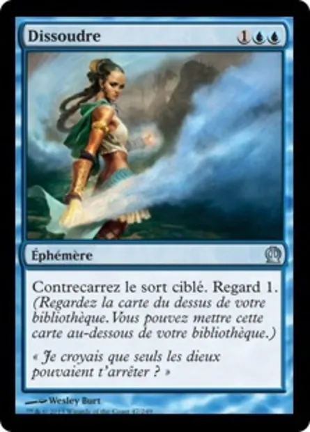 Dissoudre, carte Magic THS 47 — extension Theros