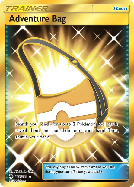 Adventure Bag, Pokémon card LOT 228 — Lost Thunder set