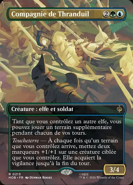 Compagnie de Thranduil, carte Magic HOB 213 — extension The Hobbit