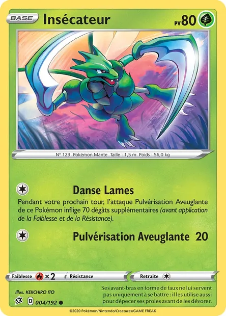 Insécateur, carte Pokémon RCL 4 — extension Clash des Rebelles