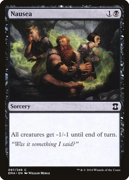 Nausea, Magic card EMA 97 — Eternal Masters set