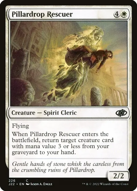 Pillardrop Rescuer, Magic card J22 226 — Jumpstart 2022 set