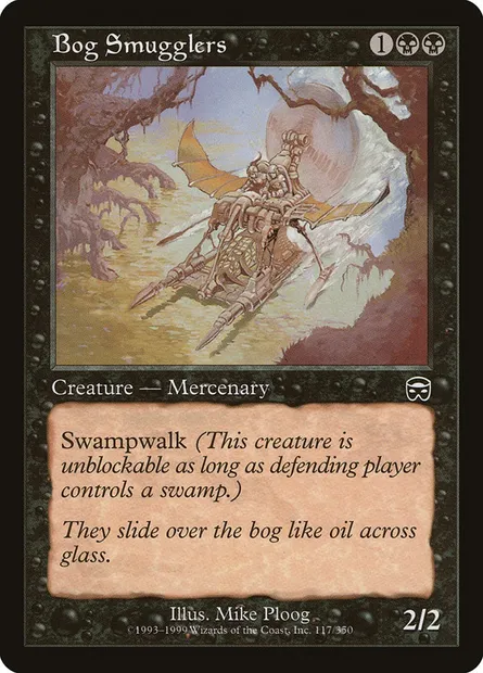 Bog Smugglers, Magic card MMQ 117 — Mercadian Masques set