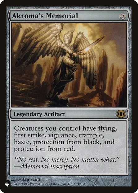 Mémorial d'Akroma, carte Magic PLST FUT-159 — extension The List