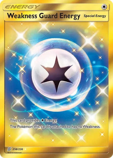 Weakness Guard Energy, Pokémon card UNM 258 — Unified Minds set