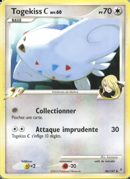 Togekiss C, carte Pokémon SV 86 — extension Vainqueurs Suprêmes