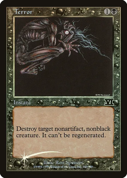 Terror, Magic card FNM 2 — Friday Night Magic 2000 set