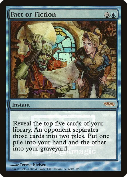 Fact or Fiction, Magic card F05 6 — Friday Night Magic 2005 set