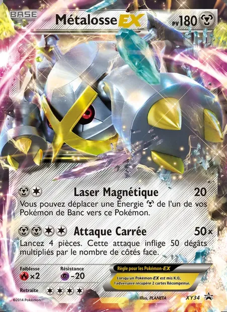 Métalosse EX, carte Pokémon XY 34 — extension Promo XY