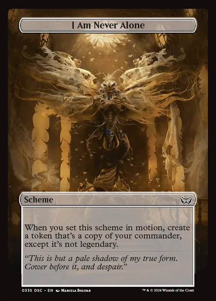 I Am Never Alone, Magic card DSC 335 — Duskmourn: House of Horror Commander set