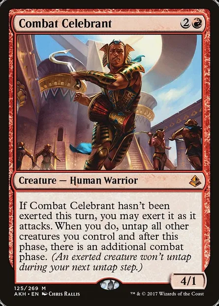 Combat Celebrant, Magic card AKH 125 — Amonkhet set