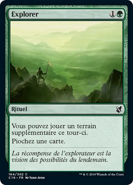 Explorer, carte Magic C19 164 — extension Commander 2019