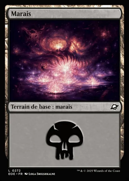 Marais, carte Magic EOE 272 — extension Edge of Eternities