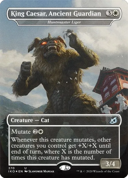 Huntmaster Liger, Magic card IKO 370 — Ikoria: Lair of Behemoths set