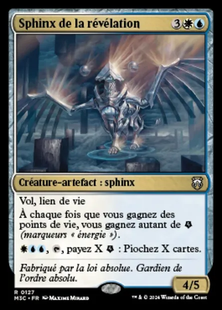 Sphinx de la révélation, carte Magic M3C 127 — extension Modern Horizons 3 Commander