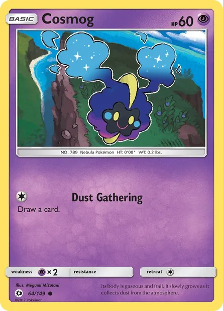 Cosmog, Pokémon card SUM 64 — Sun & Moon set
