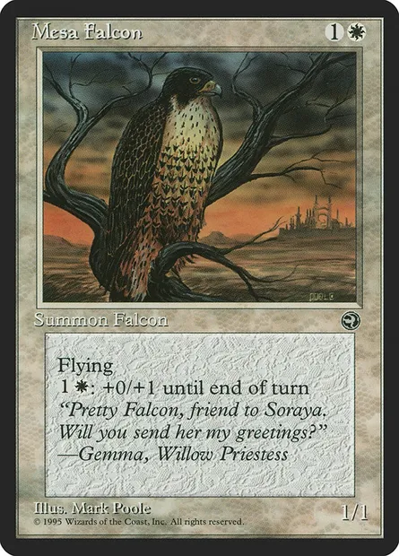 Mesa Falcon, Magic card HML 10b — Homelands set