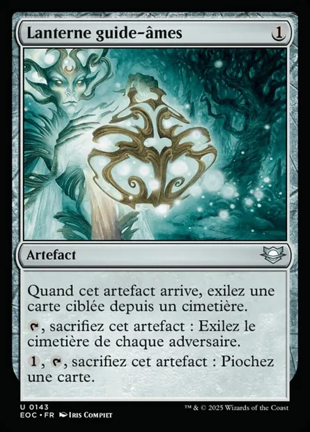 Lanterne guide-âmes, carte Magic EOC 143 — extension Edge of Eternities Commander