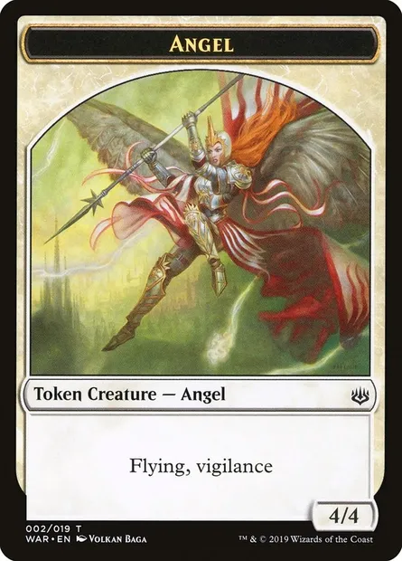 Angel, Magic card TWAR 2 — War of the Spark Tokens set