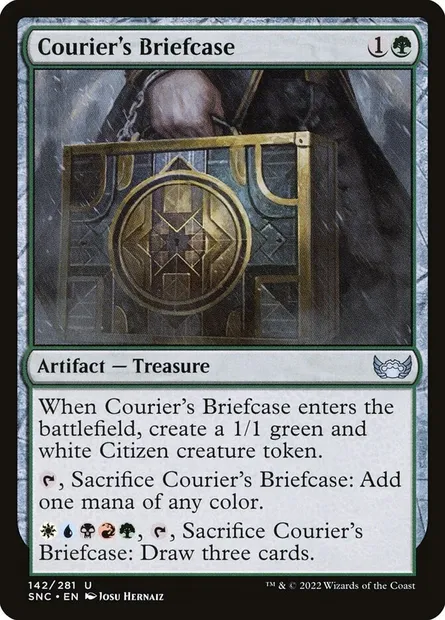 Courier's Briefcase, Magic card SNC 142 — Streets of New Capenna set