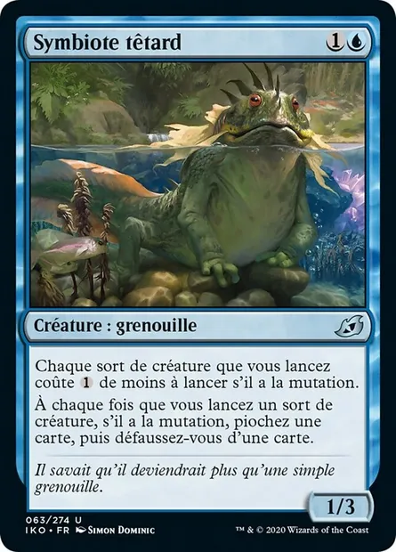 Symbiote têtard, carte Magic IKO 63 — extension Ikoria: Lair of Behemoths
