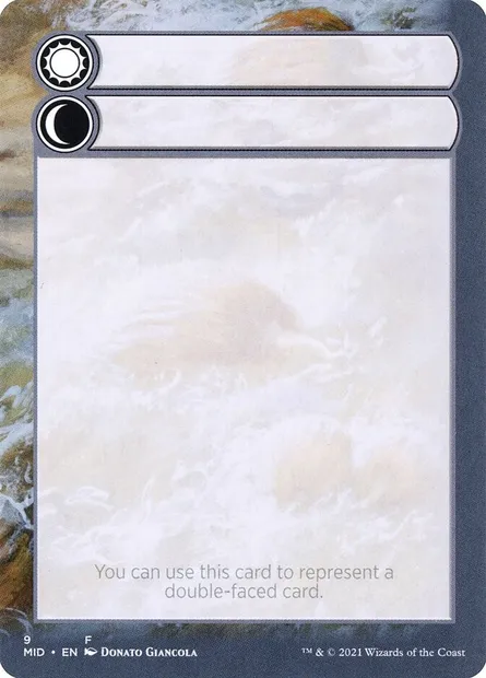 Double-Faced Substitute Card, Magic card SMID 9 — Innistrad: Midnight Hunt Substitute Cards set