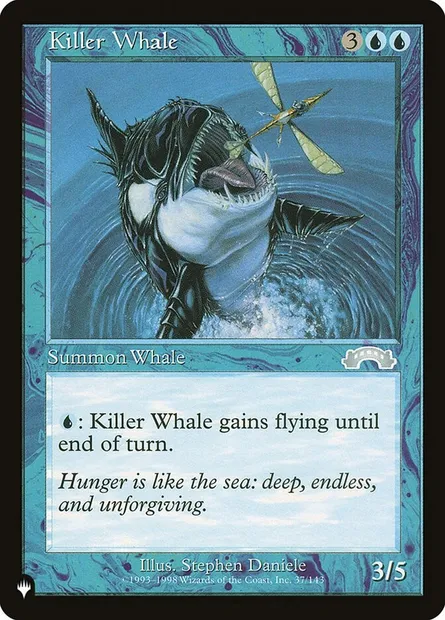 Killer Whale, Magic card PLST EXO-37 — The List set