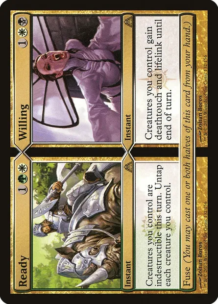 Ready // Willing, Magic card DGM 132 — Dragon's Maze set