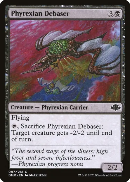 Phyrexian Debaser, Magic card DMR 97 — Dominaria Remastered set