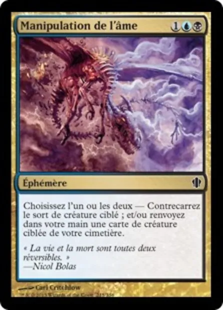 Manipulation de l'âme, carte Magic C13 215 — extension Commander 2013
